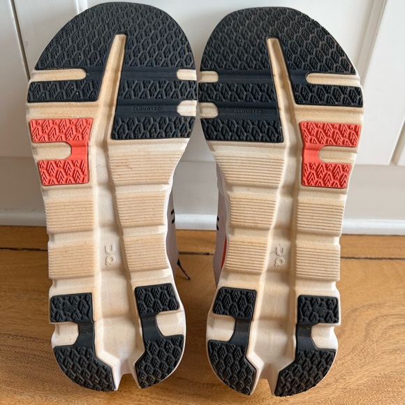 On Running Cloudrunner 2 Running Shoes Sneakers Mens 11, White and Flame - Picture 8 of 14